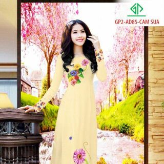 Vải áo dài thiết kế - 085