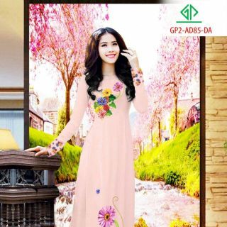 Vải áo dài thiết kế - 085