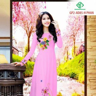 Vải áo dài thiết kế - 085