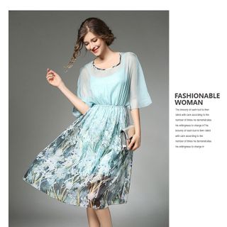 ĐẦM VOAN HOA XÒE DÀI – TTSP955