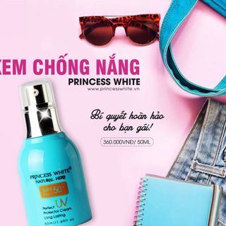 KEM CHỐNG NẮNG PERFECT UV PROTECTOR PRINCESS WHITE-CHỐNG ÁNH SÁNG XANH / 60ML