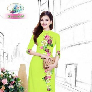 Vải áo dài thiết kế - 100