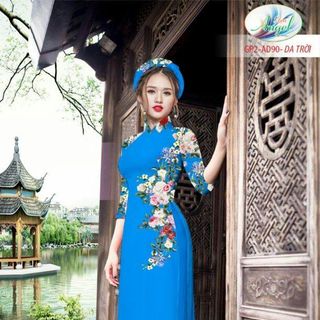 Vải áo dài thiết kế - AD-090