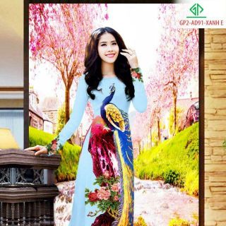 Vải áo dài thiết kế - AD-091