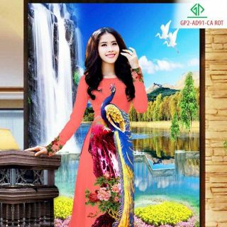 Vải áo dài thiết kế - AD-091