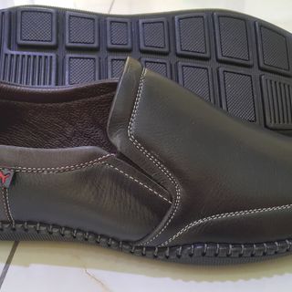 Giày mọi nam da bò thật