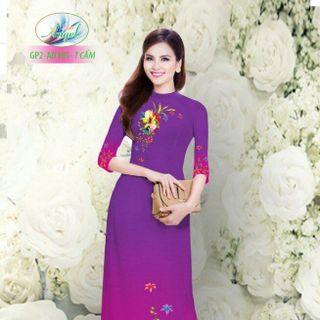 Vải áo dài thiết kế - 105
