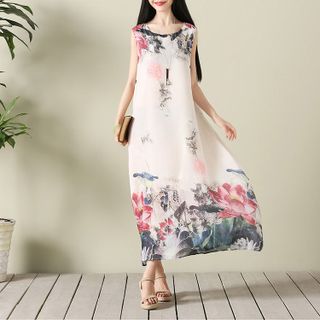 ĐẦM MAXI HOA SEN – TTSP934