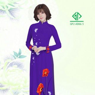 Vải áo dài thiết kế - AD-006