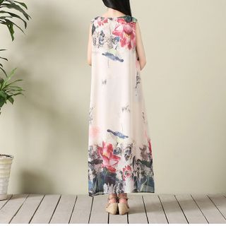 ĐẦM MAXI HOA SEN – TTSP934