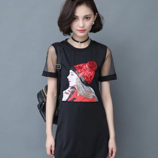 ĐẦM BÚP BÊ PHỐI LƯỚI – TTSP872
