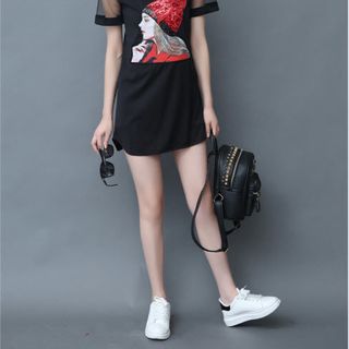 ĐẦM BÚP BÊ PHỐI LƯỚI – TTSP872