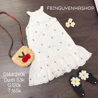 ĐẦM MAXI HOA THÊU