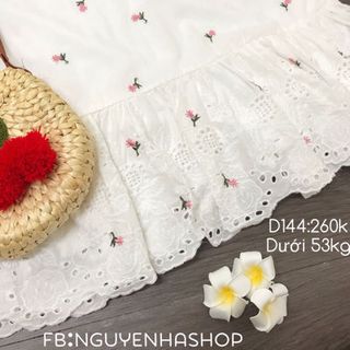 ĐẦM MAXI HOA THÊU