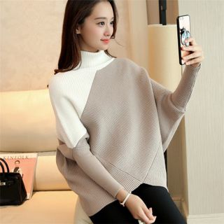 ÁO LEN CỔ CAO PHỐI MÀU – TTSP1067
