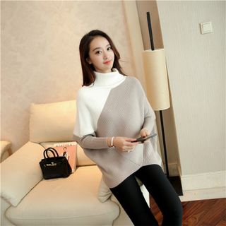 ÁO LEN CỔ CAO PHỐI MÀU – TTSP1067