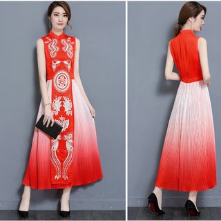 ÁO DÀI CÁCH ĐIỆU HỌA TIẾT – TTSP978