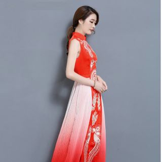 ÁO DÀI CÁCH ĐIỆU HỌA TIẾT – TTSP978