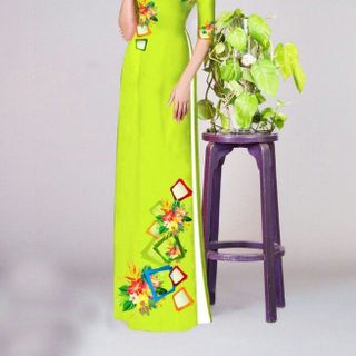 Vải áo dài thiết kế - 202
