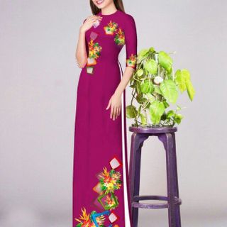 Vải áo dài thiết kế - 202