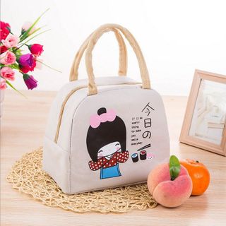Túi Giữ Nhiệt Cô Gái Nhật Loại Dày