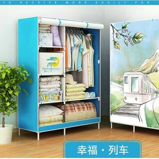 Tủ Vải 3D 2 Buồng 6 Ngăn