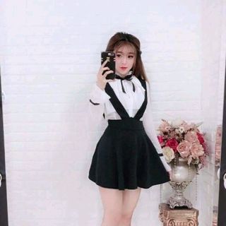 SET ÁO YẾM NƠ CỔ QC