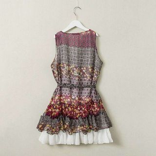 Đầm voan chiffon dạo phố đầm maxi ngắn đi biển ngày hè