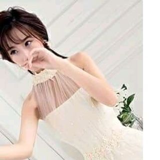 MAXI CỔ YẾM KẾT CƯỜM