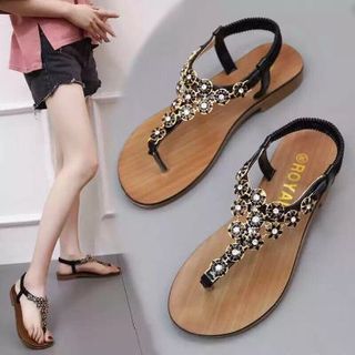 giày sandal hoa cute