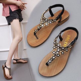 giày sandal hoa cute