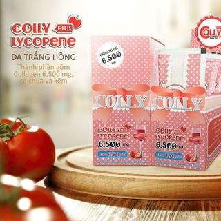 Bột Uống Dưỡng Da Chống Lão Hoá Trị Mụn Trị Thâm Nám Colly Plus Lycopene Collagen 6500mg