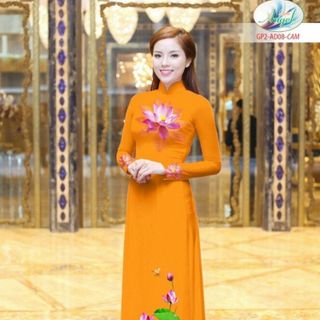 Vải áo dài thiết kế - AD-008-B