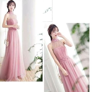 MAXI CỔ YẾM KẾT CƯỜM