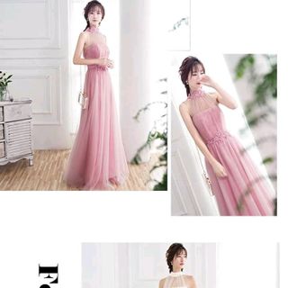 MAXI CỔ YẾM KẾT CƯỜM