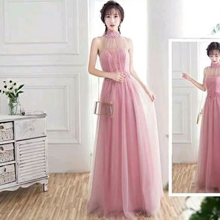 MAXI CỔ YẾM KẾT CƯỜM