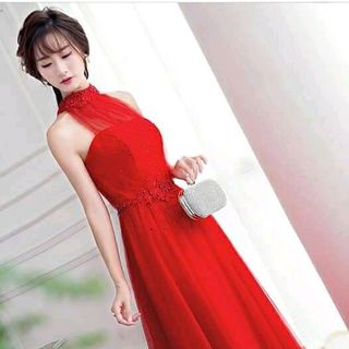 MAXI CỔ YẾM KẾT CƯỜM