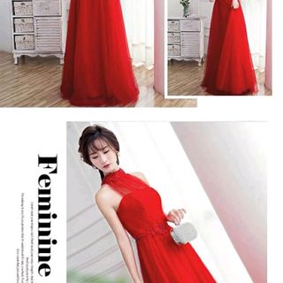 MAXI CỔ YẾM KẾT CƯỜM