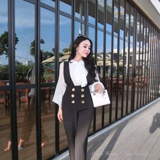 SET ÁO VOAN PHỐI YẾM QUẦN QC