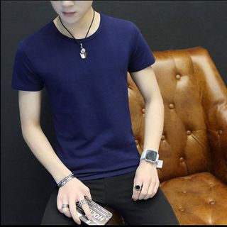 Áo thun trơn nam cổ tròn AT1075