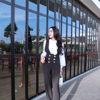 SET ÁO VOAN PHỐI YẾM QUẦN QC