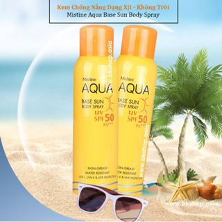 Xịt chống nắng Aqua Mistine Thái