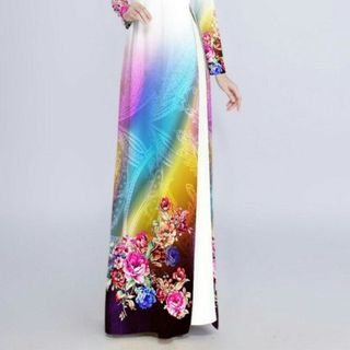Vải áo dài thiết kế - AD-059-5
