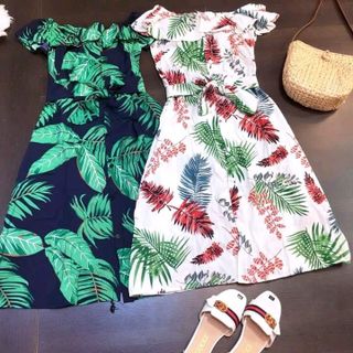ĐẦM XÒE TRỄ VAI HOA QC