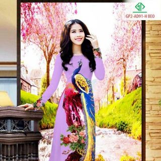 Vải áo dài thiết kế - AD-091-4