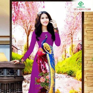 Vải áo dài thiết kế - AD-091-8