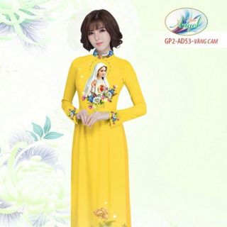 Vải áo dài thiết kế - AD-053-2 giá sỉ