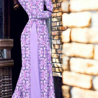 Vải áo dài thiết kế - AD-077-8
