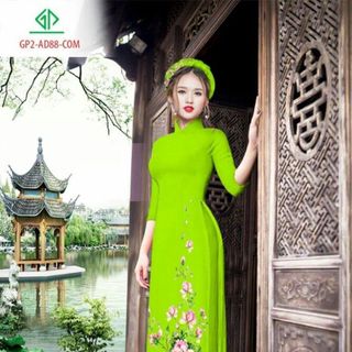 Vải áo dài thiết kế - AD-088-34
