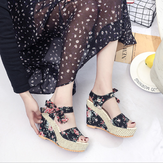 GIÀY ĐẾ XUỒNG THẮT NƠ HÀN QUỐC